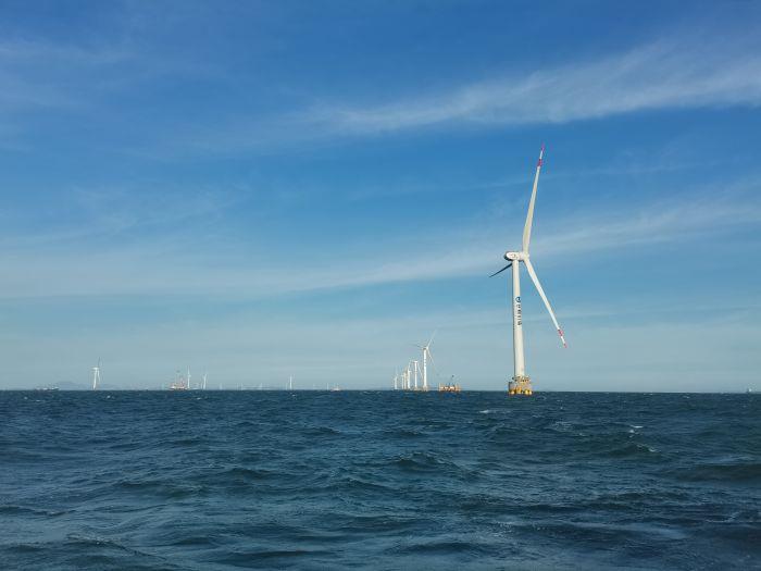 亚太单机容量最大海上风机在乐盈VI福清兴化湾风电场成功并网发电